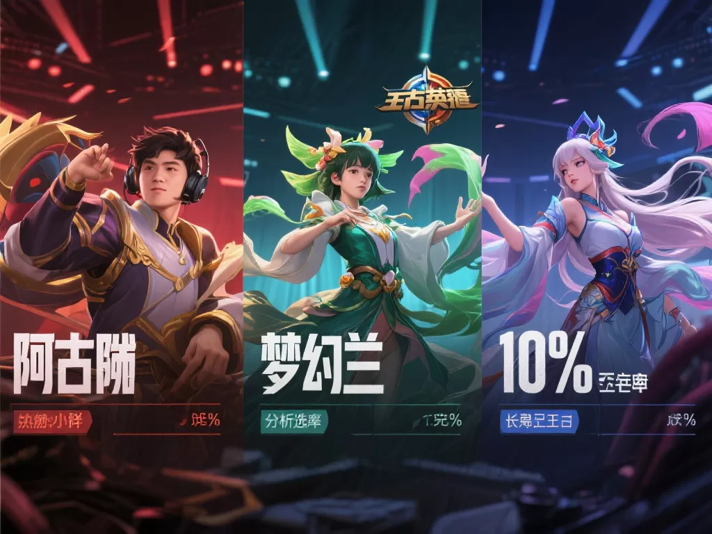 前两轮热门英雄胜率揭晓：小胖阿古朵、梦岚公孙离、长生王昭君全胜100%